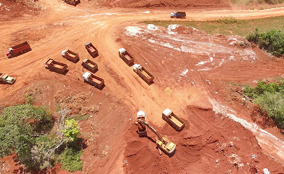 Bauxite transportation